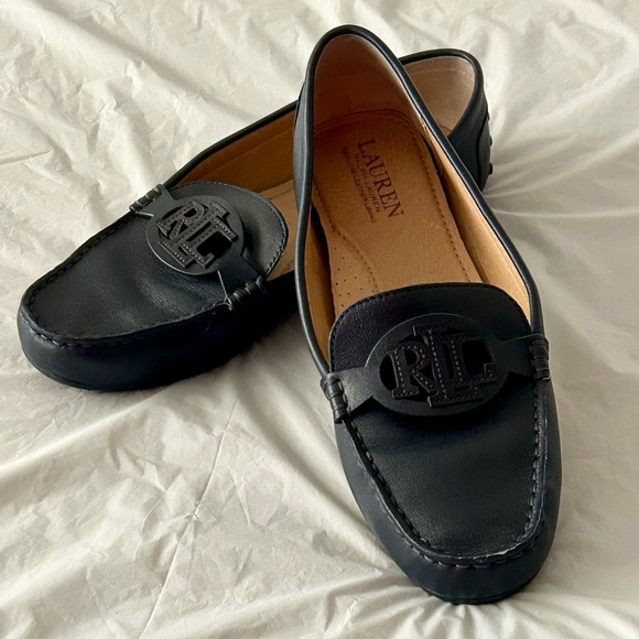 Lauren Ralph Lauren Shoes - Lauren Ralph Lauren Women’s Brynn Leather Driving Loafer Black Size 10